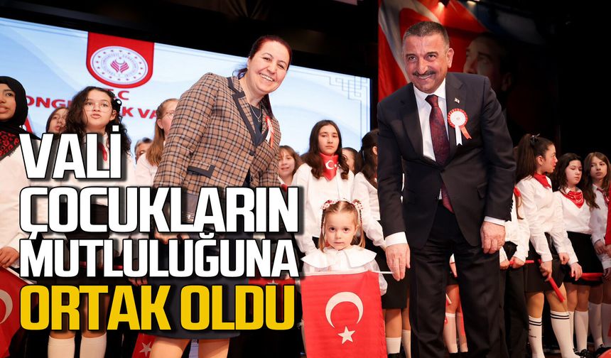 Vali Osman Hacıbektaşoğlu çocukların mutluluğuna ortak oldu
