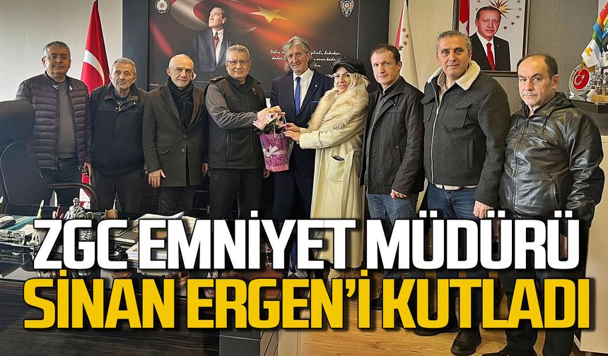 ZGC’den Zonguldak İl Emniyet Müdürü Sinan Ergen’e anlamlı kutlama