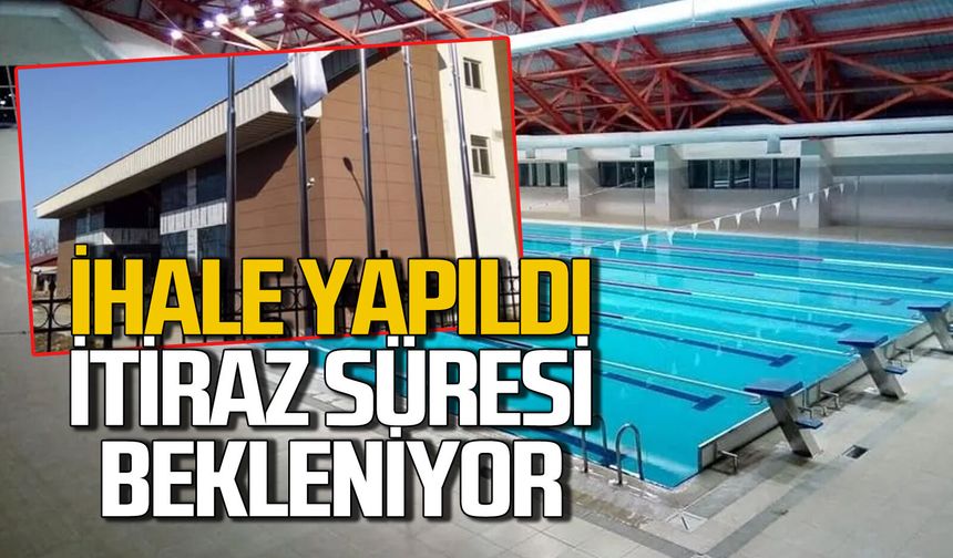 Yüzme havuzu ihalesi yapıldı itiraz süresi bekleniyor