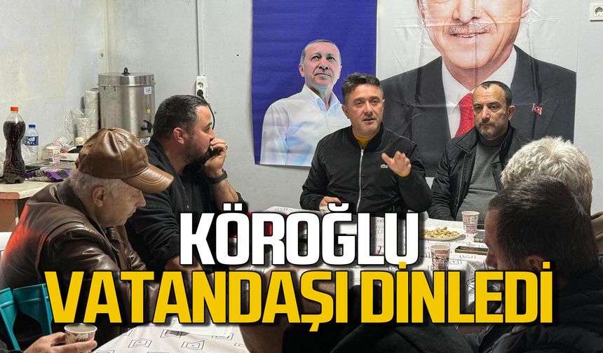 Sezer Köroğlu ve yönetimi vatandaşların sorunlarını dinledi