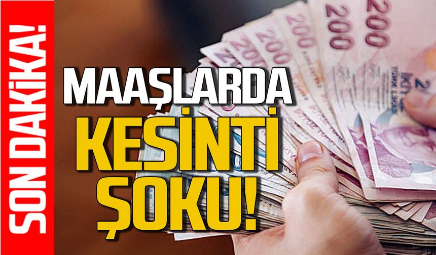 Maaşlar kesintiye uğrayacak: Vergi dilimi kıskacı!