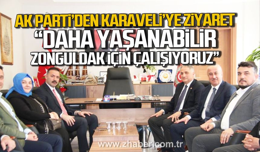 AK Parti Heyetinden Necdet Karaveli'ye ziyaret