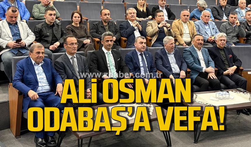 Çaycuma’da Ali Osman Odabaş’a vefa