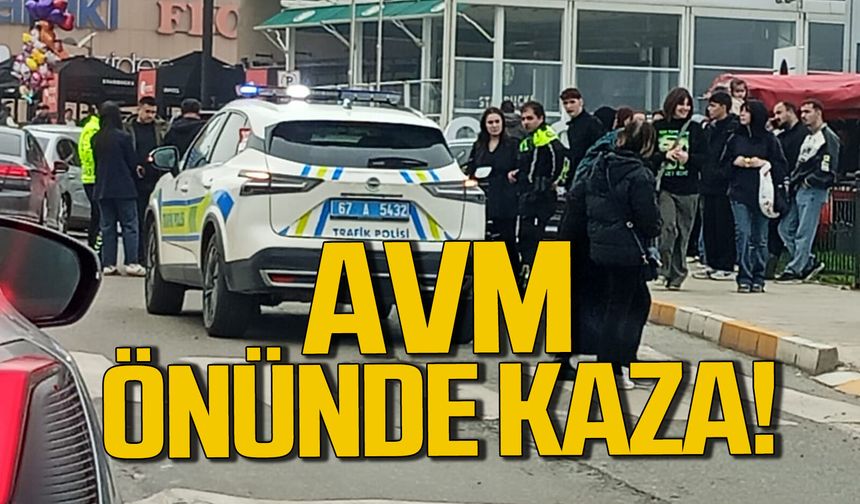 Zonguldak’ta otomobil motosiklete çarptı