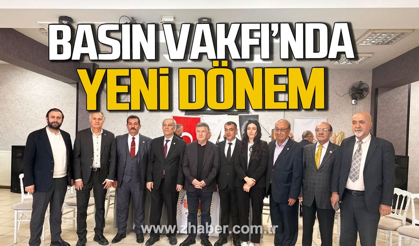 Basın Vakfı'nın yeni yönetimi belli oldu.