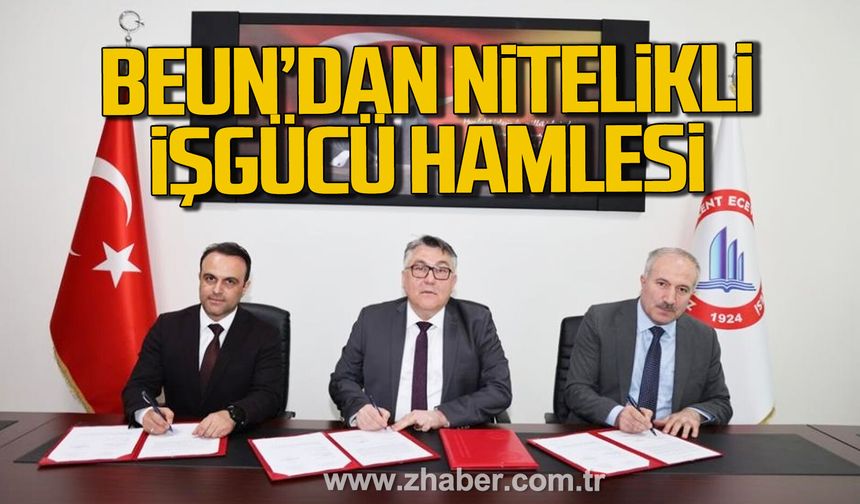 BEUN'dan nitelikli işgücü hamlesi. Mesleki Eğitim Kursları Protokolü imzalandı.