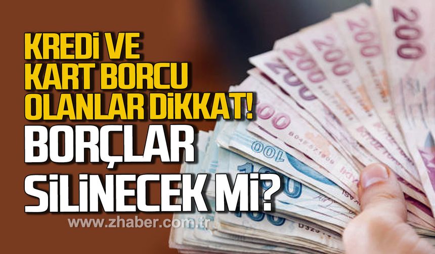 Milyonlarca vatandaşı ilgilendiren teklif: Borçlar silinecek mi?