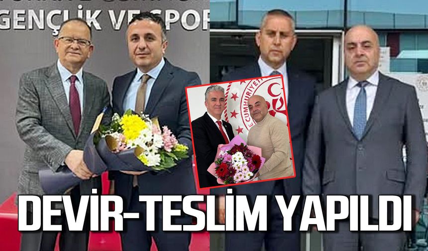 Zonguldak’ta müdürler yeni görevlerine başladı: Devir-teslim töreni yapıldı