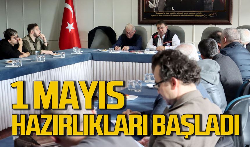 Zonguldak'ta 1 Mayıs hazırlıkları başladı
