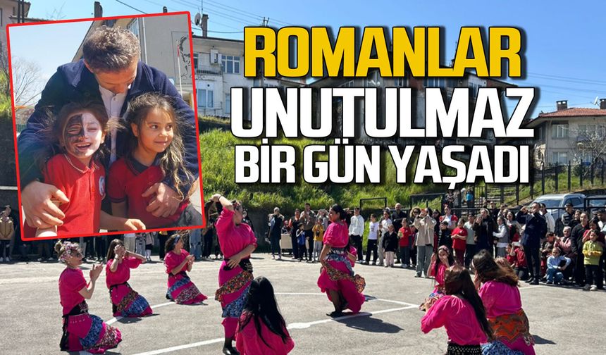 Romanlar kendi özel günlerinde Zonguldak’ta büyük coşku yaşadı