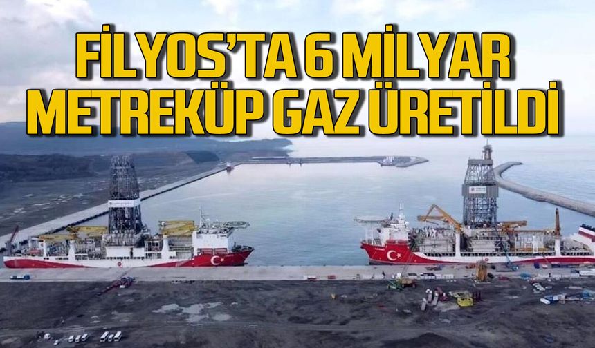 Zonguldak Filyos'ta bugüne kadar 6 milyar metreküp doğal gaz üretildi