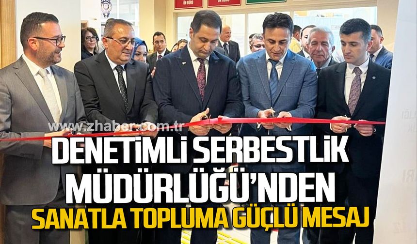 Denetimli Serbestlik Müdürlüğü'nden sanat ve müzikle topluma güçlü mesaj.