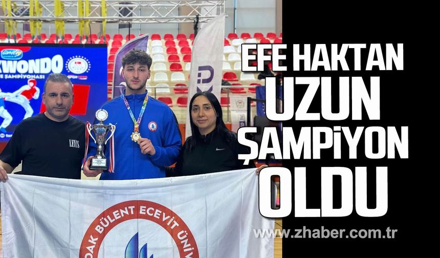 Efe Haktan Uzun Şampiyonu oldu.