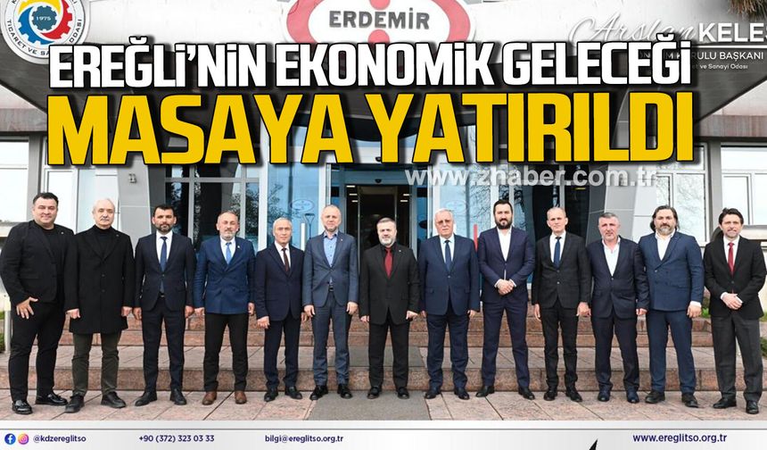 Kdz. Ereğli Meslek Odaları Başkanları Erdemir’de bir araya geldi.