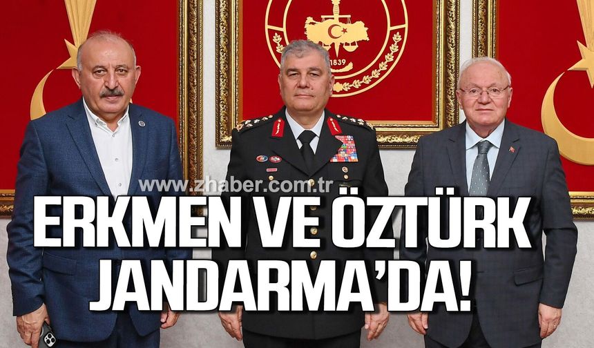 Erkmen ve Öztürk Jandarma Genel Komutanı Ali Bardakçı’ya ziyaret