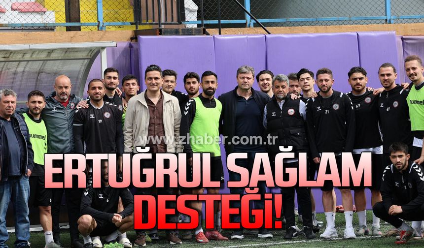 Kdz. Ereğli Belediyespor’a Ertuğrul Sağlam desteği