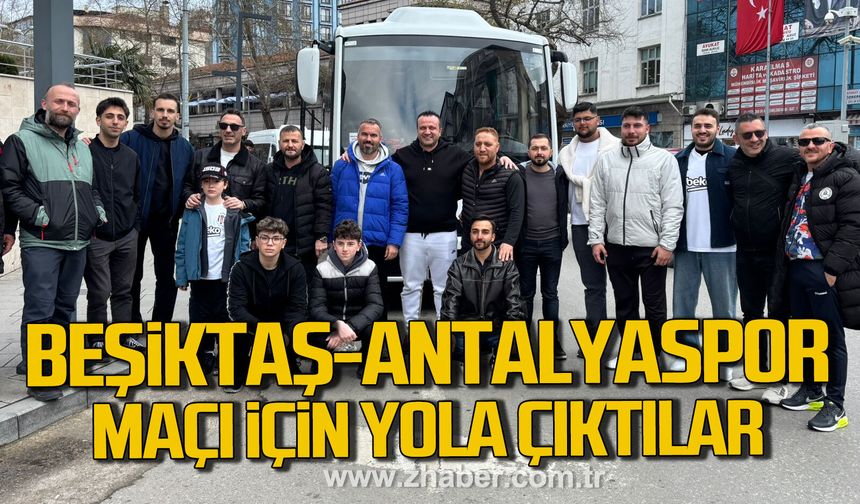 Gazeteciler Beşiktaş – Antalyaspor maçı için yola çıktı.