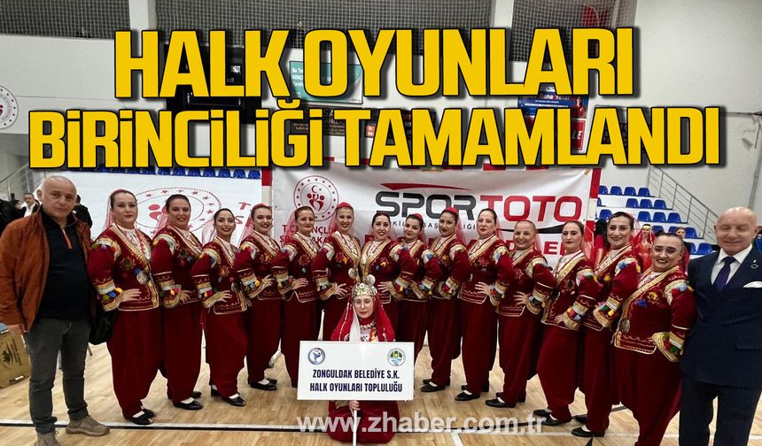 Zonguldak'ta Halk Oyunları İl Birinciliği tamamlandı