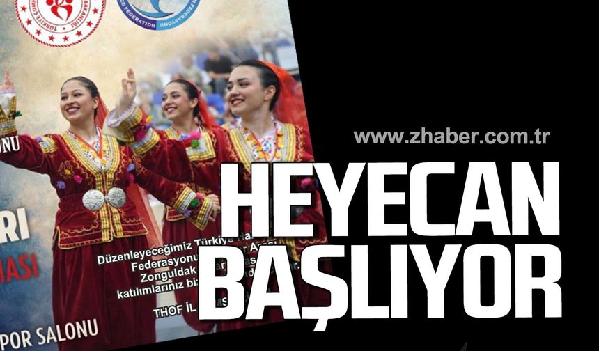 Zonguldak’ta halk oyunları İl Birinciliği Yarışmaları için geri sayım başladı.