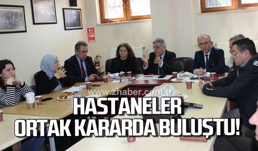 Zonguldak’ta hastaneler ortak kararda buluştu!