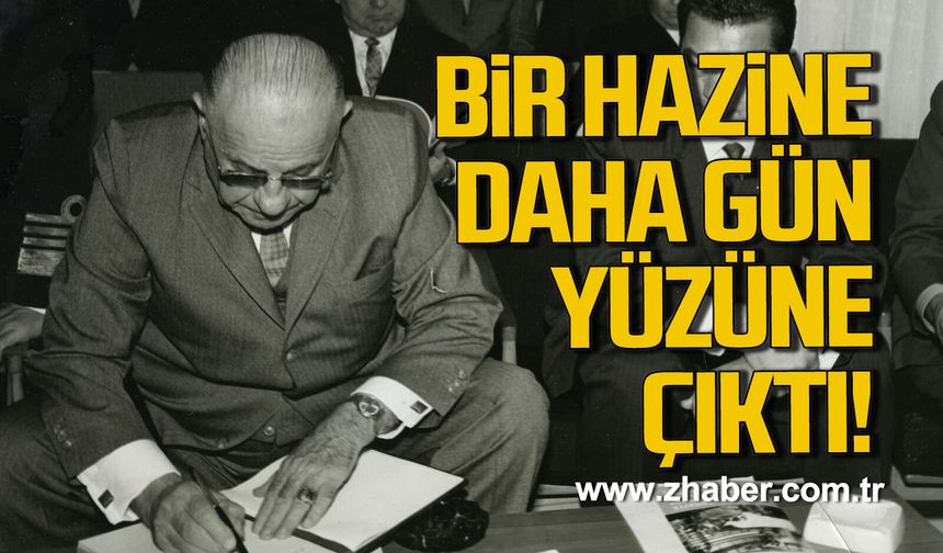 Çaycuma’nın bir hazinesi daha gün yüzüne çıktı