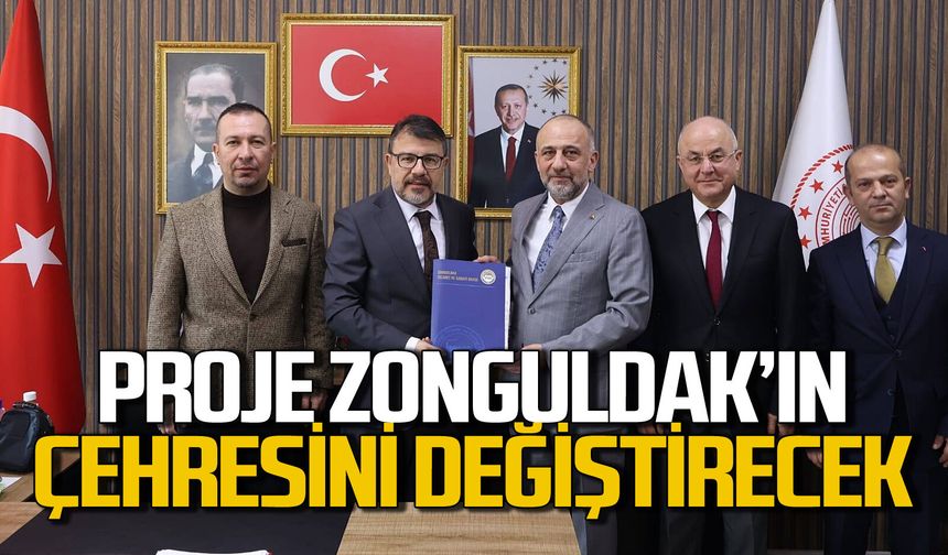 Proje Zonguldak'ın ekonomik ve ticari çehresini değiştirecek