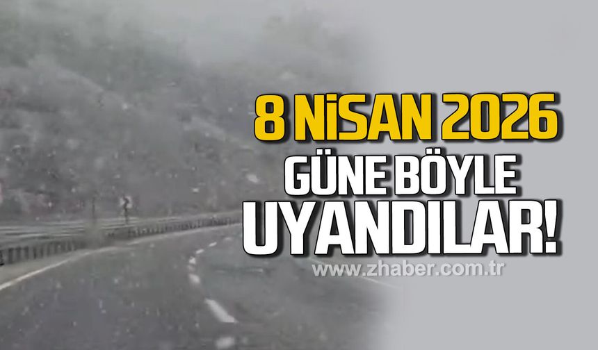 Karabük-Çerkeş kara yolunda kar yağışı başladı