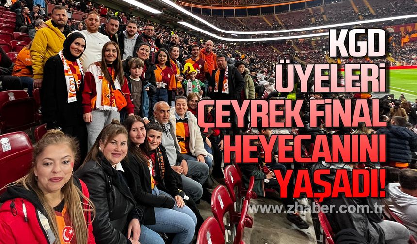 KGD, Ziraat Türkiye Kupası çeyrek final heyecanını yerinde yaşadı