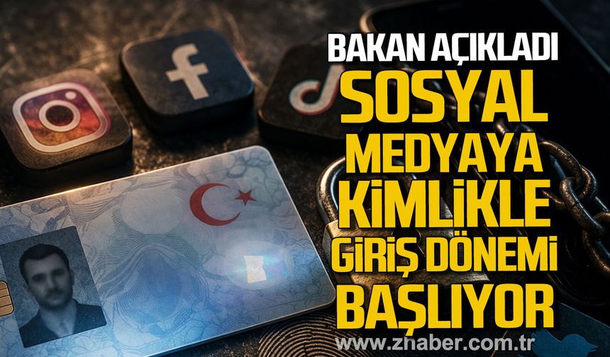 Adalet Bakanı Akın Gürlek açıkladı. Sosyal medyaya kimlikle giriş dönemi başlıyor.