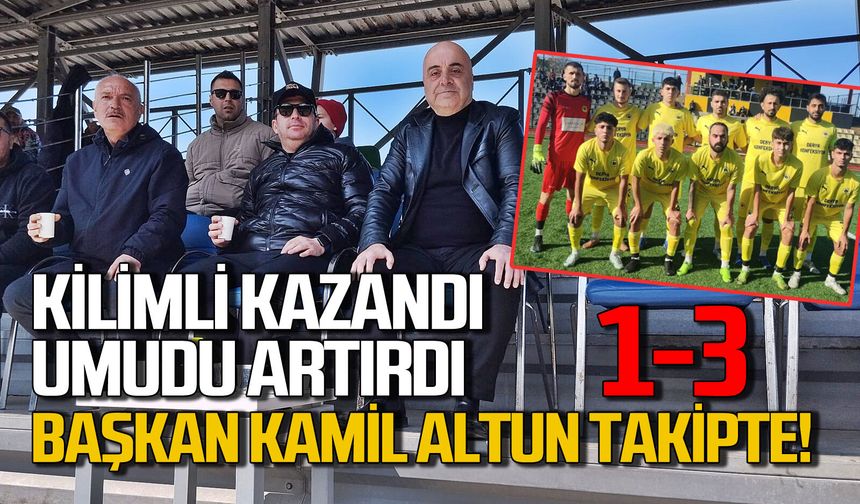Kilimli Belediyespor’dan kritik galibiyet: Şampiyonluk gelecek mi?