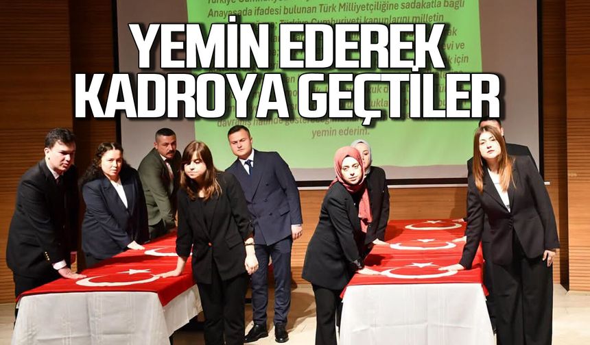 Devletin menfaatlerini gözetmek için yemin ettiler