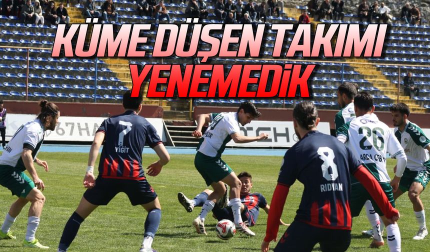 Zonguldakspor küme düşen Giresunspor'u yenemedi