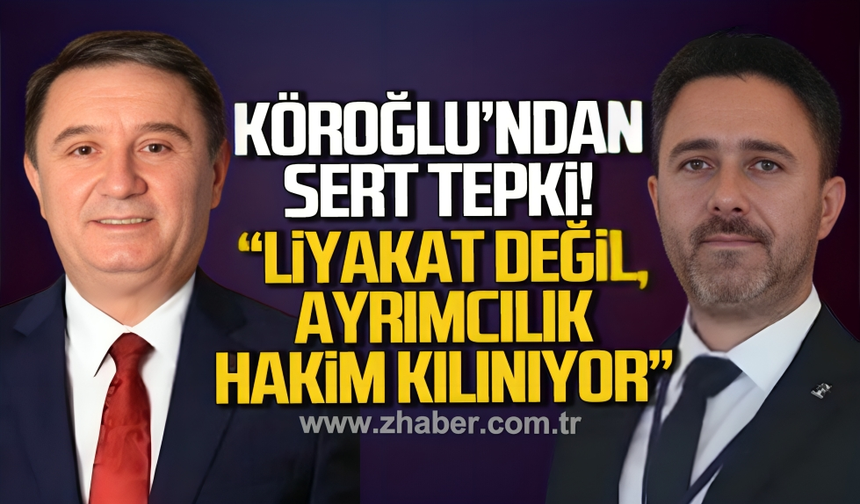 AK Parti’den Zonguldak Belediyesi’ne sert tepki. "Liyakat değil, ayrımcılık hakim kılınıyor"