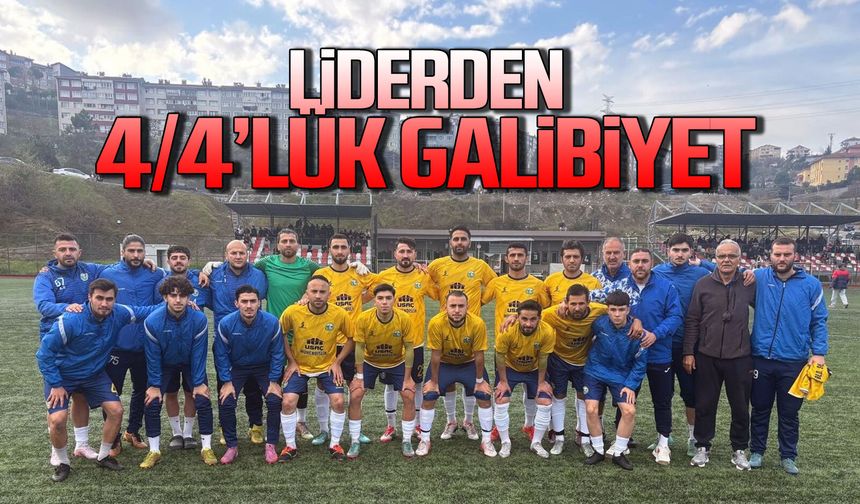 Liderden 4/4’lük galibiyet