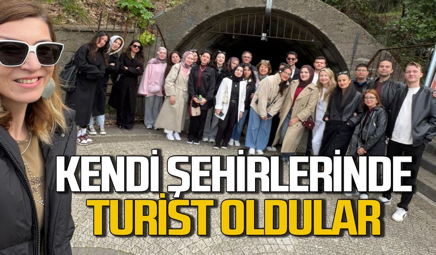Zonguldak İmece Derneği’nden etkinlik: Kendi şehrinde turist oldular!