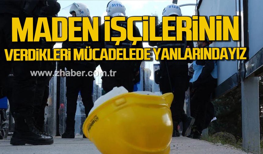 GMİS Yönetim Kurulu; "Maden işçilerinin sorunları kısa sürede çözülmeli, haklı talepleri bir an önce karşılanmalıdır”
