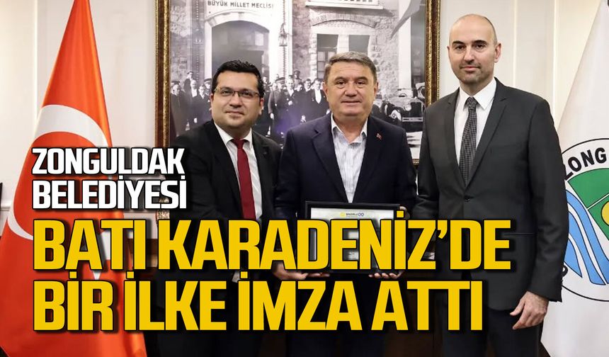 Zonguldak Belediyesi Batı Karadeniz’de bir ilke imza attı