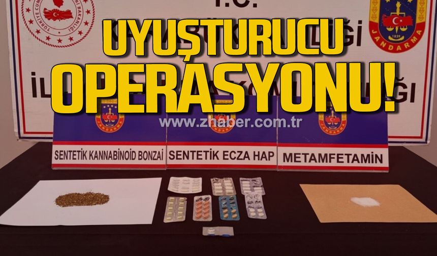 Jandarmadan yasaklı madde operasyonu