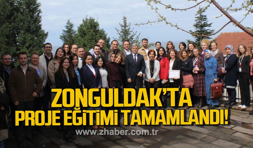 Zonguldak'ta proje eğitimi tamamlandı