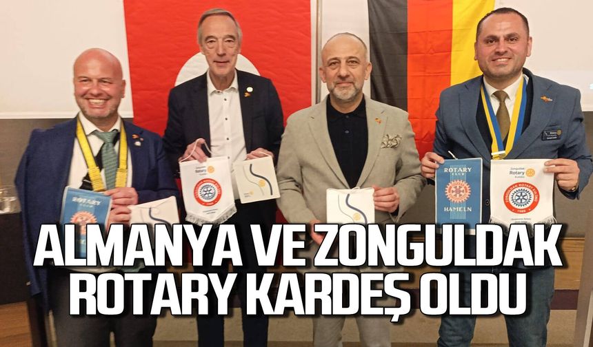 Zonguldak Rotary ve Wesseling Rotary Kulübü kardeş oldu