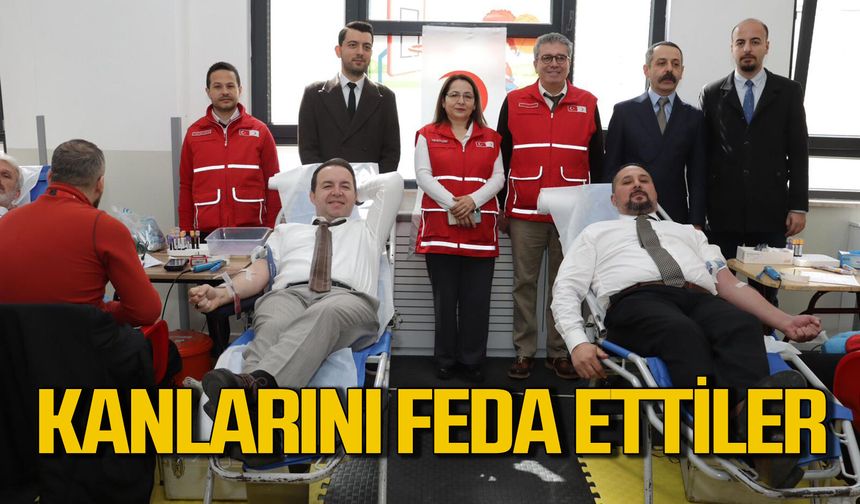 Maarifin kalbi kan bağışında atıyor