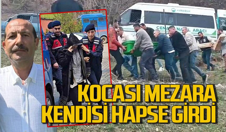 Kocası toprağa kendisi de hapse girdi: Tartıştığı kocasını öldüren kadın tutuklandı