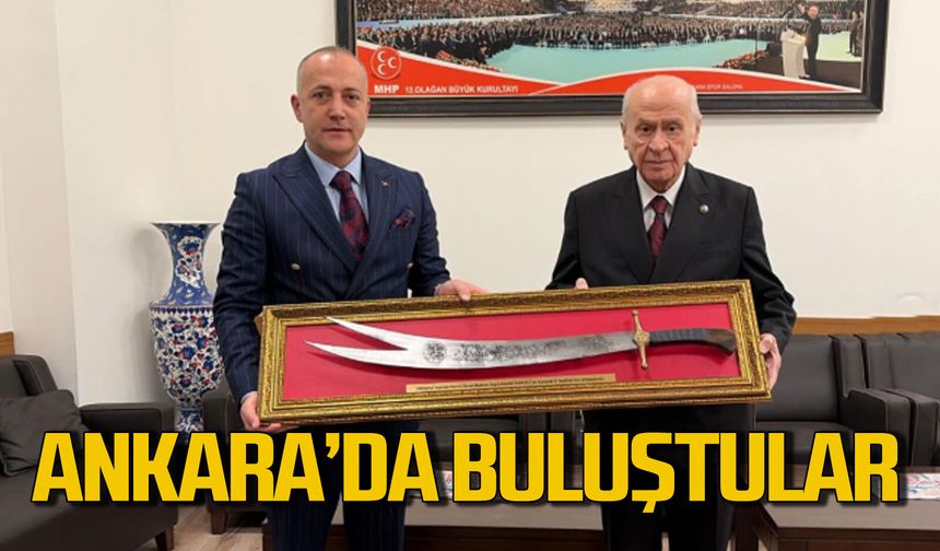 Devlet Bahçeli, Cenk Gedikoğlu ve heyetini bakamında ağırladı
