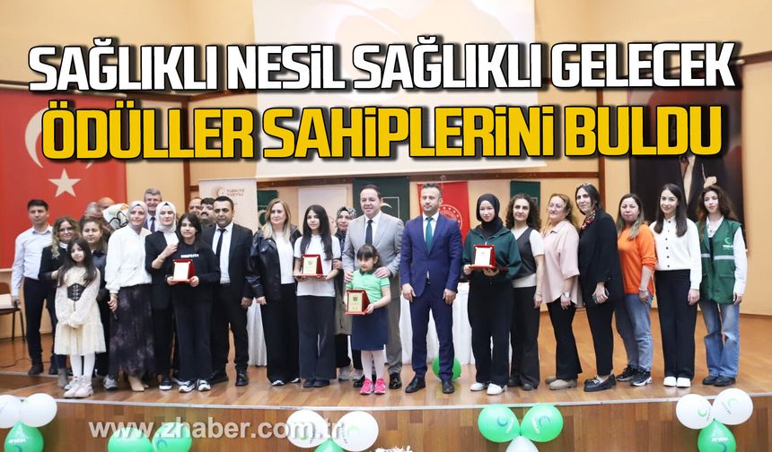 Zonguldak’ta “Sağlıklı Nesil Sağlıklı Gelecek” Yarışmasının ödül töreni gerçekleştirildi