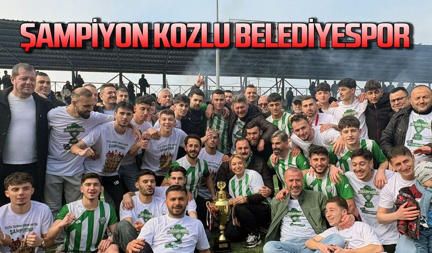Şampiyon Kozlu Belediyespor