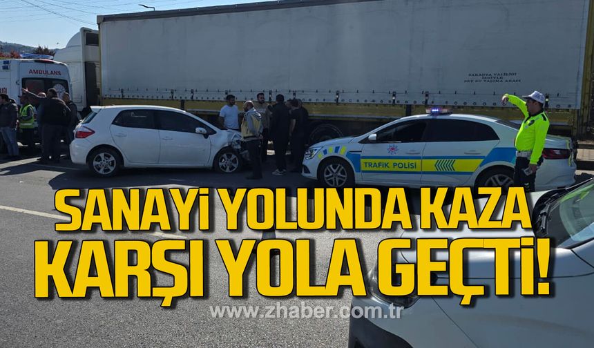 Zonguldak'ta trafik kazası 1 yaralı
