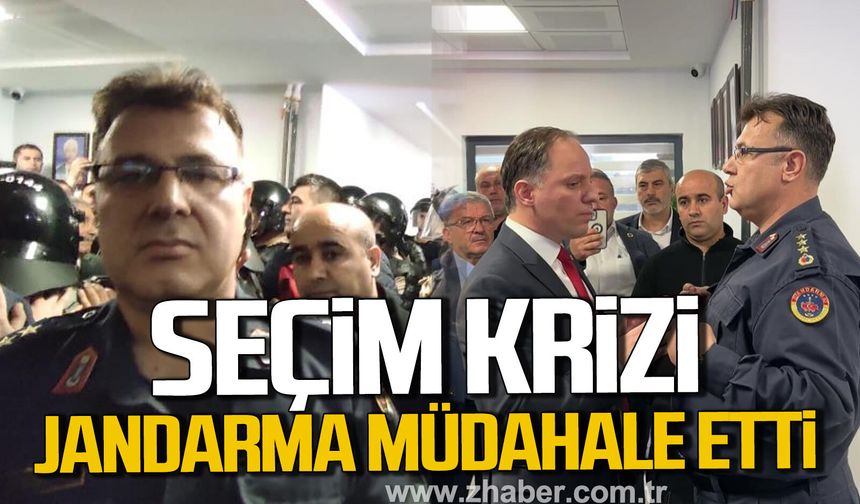 İl Genel Meclisi'nde seçim gerginliği. Jandarma müdahale etti.