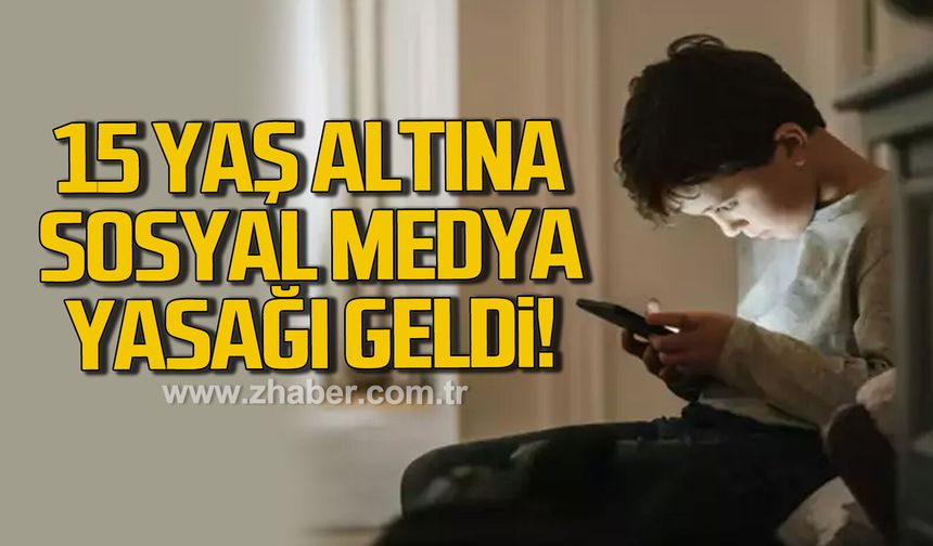 15 yaş altına sosyal medya yasağı kanunlaştı