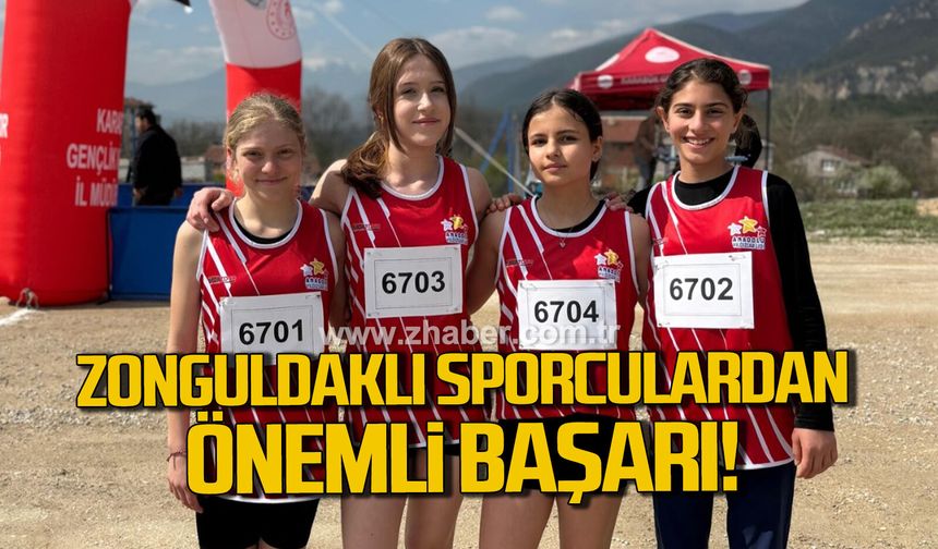 Anadolu Yıldızlar Ligi Kros’ta Zonguldaklı sporculardan önemli başarı