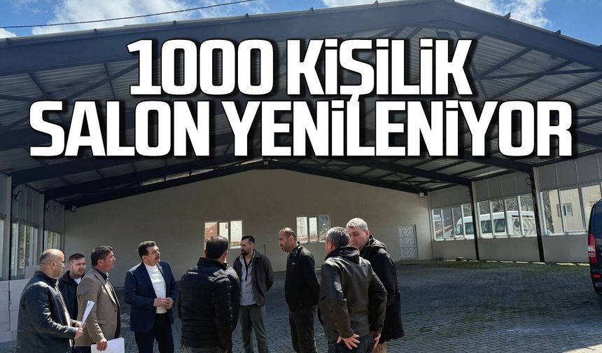 Elvanpazarcık'ta 1000 kişilik salon yenileniyor